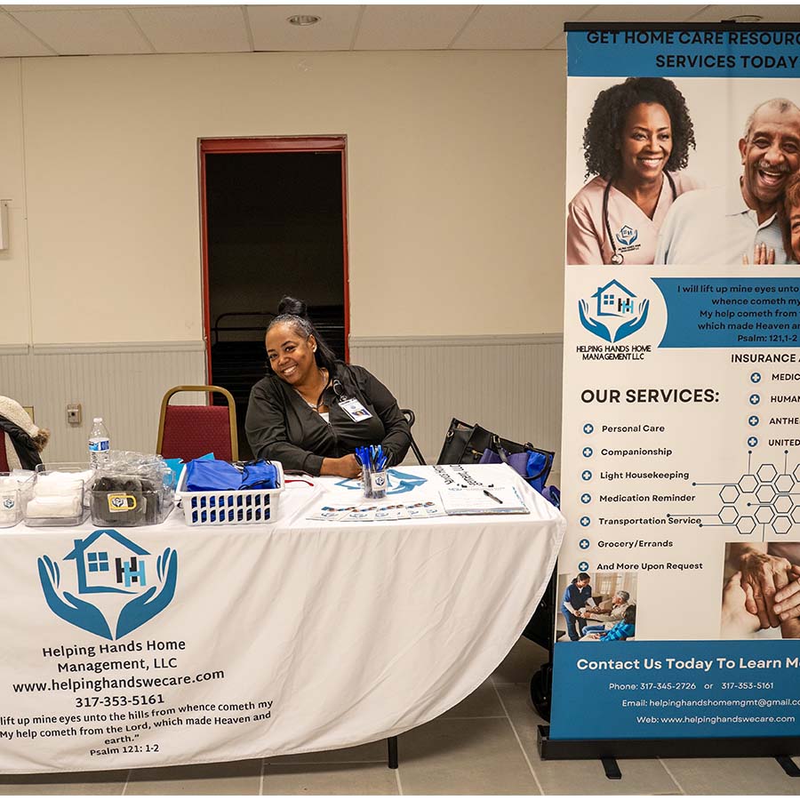 Helping Hands Booth