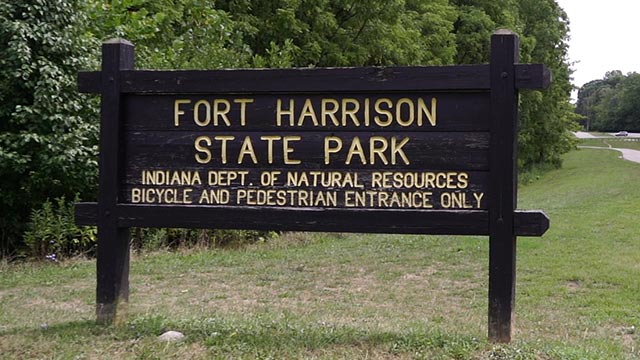 Fort Harrison State Park Sign